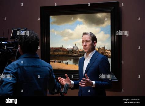 Pieter Roelofs Head Of Paintings And Sculpture Talks In Front Of View