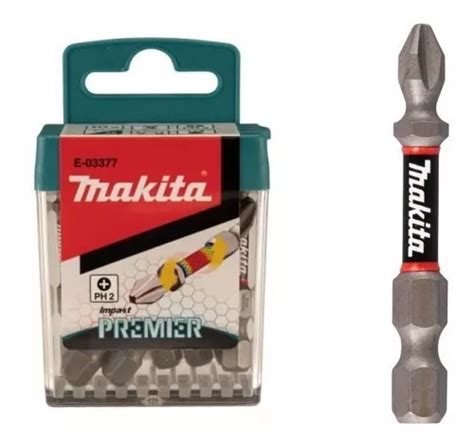 Set Juego De 10 Puntas Impact Premier Makita Ph2 X 50mm Cuotas Sin