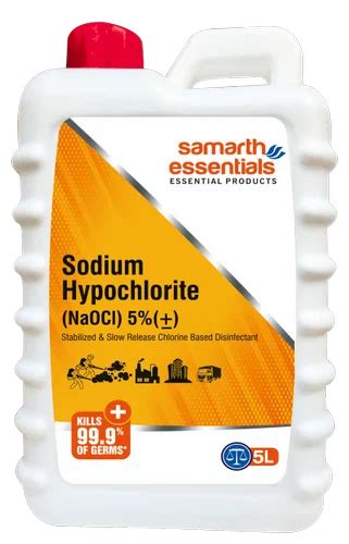 Sodium Hypochlorite Solution At Rs 1290 Piece NaOCl In Guwahati ID