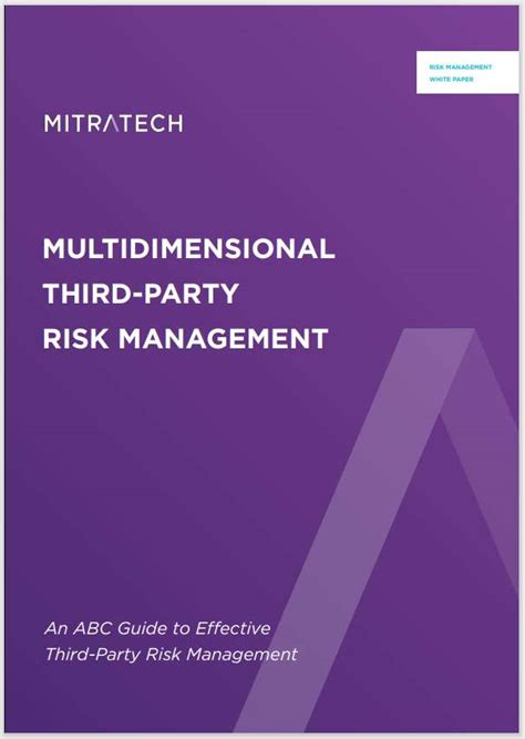 Multi Dimensional Third Party Risk Management Tprm Free White Paper