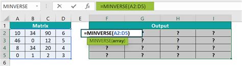 Minverse In Excel Formula Examples How To Use