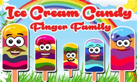 Ice Cream Candy Finger Family Collections | Ice Cream Candy Finger ...