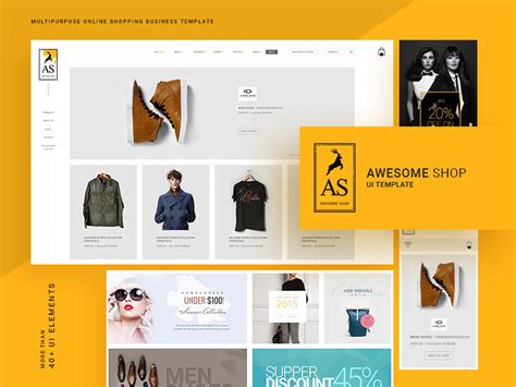 Website Template For Fashion Brand On Behance