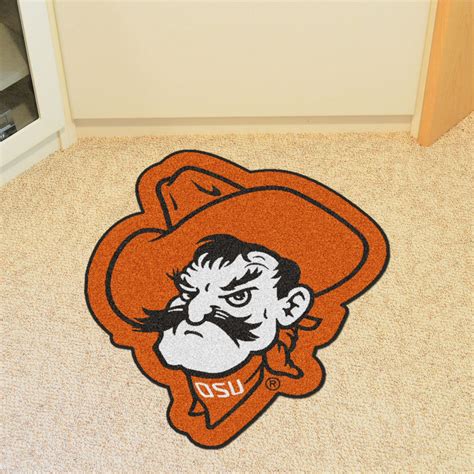 Boise State University Mascot Mat - "Bronco" Logo - Floor Rug - Area Rug