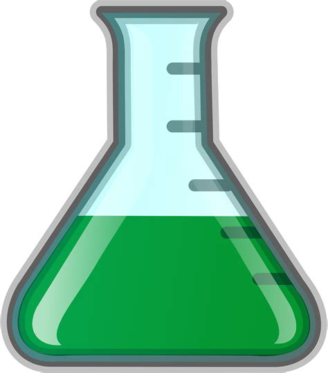 Erlenmeyer Flask Coloring Page Conical Flask Clip Art HD Png Clip