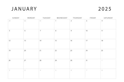 2023 January Calendar Template - Free Vectors & PSDs to Download