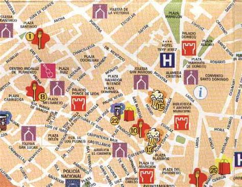 Jerez de la Frontera map of jerez de la frontera