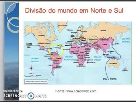 Classificação dos países do mundo YouTube