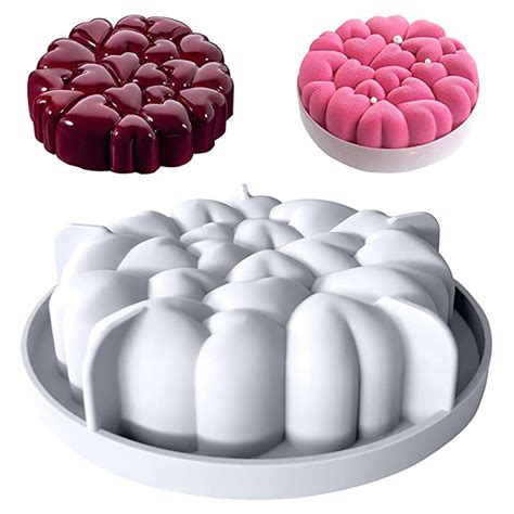 Cake Large Size Silicone Cake Mold 6 Inch Heart Shaped Silicone Cake