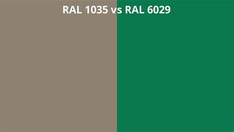 Ral 1035 Vs 6029 Ral Colour Chart Uk