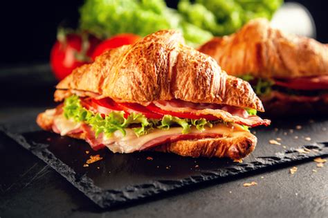 Croissant Club Sandwich