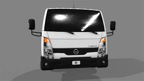 3D Nissan Cabstar Truck Trailer TurboSquid 1230212