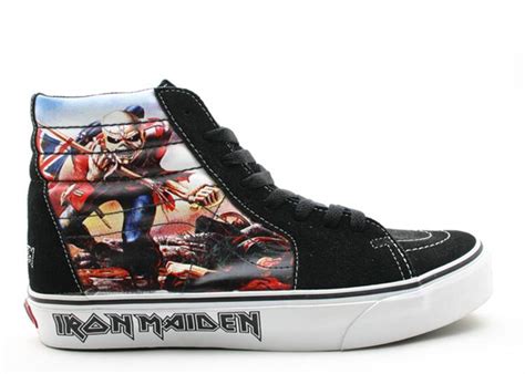 Iron Maiden X Sk8 Hi Lx The Trooper Vans Vn0d5itxg Blackred