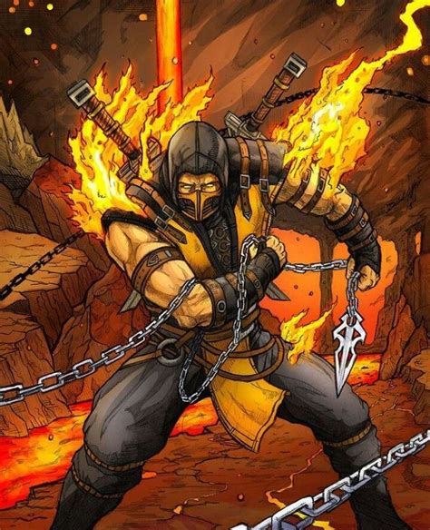 Mkx Scorpion Scorpion Mortal Kombat Mortal Kombat X Scorpion Mortal