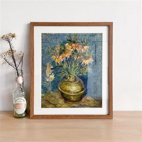 Imperial Fritillaries In A Copper Vase Wallpapur