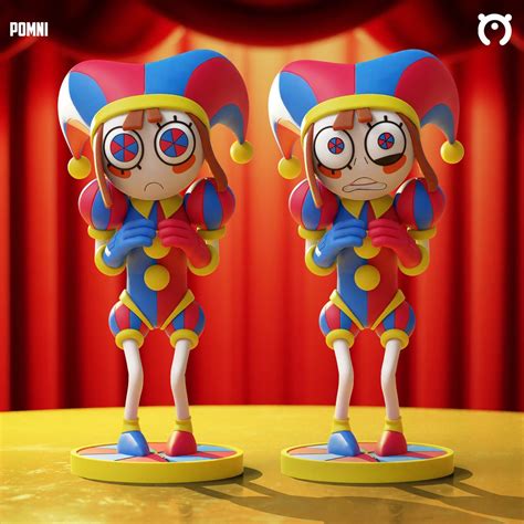 Pomni The Amazing Digital Circus Unpainted 3d Printed Display Model