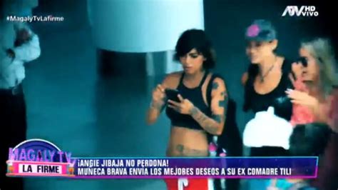 Angie Jibaja Amenaza De Muerte A Tilsa Lozano Chica De Los Tatuajes