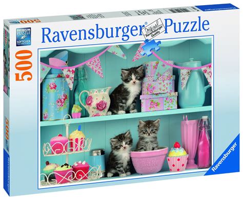 Puzzle Katzen Im Cupcakeregal Ravensburger Teile Puzzle Humor