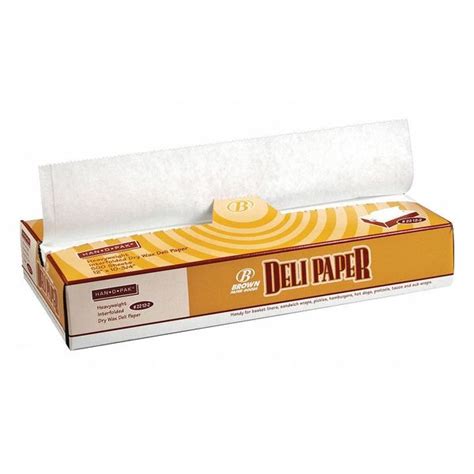 Value Brand Heavy Duty Waxed Deli Tissue Sheets 12 X 10 34 Pk500 E