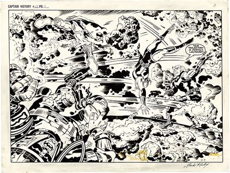 Gallery Of Comic Art By Jack Kirby Captain Victory And The Galactic