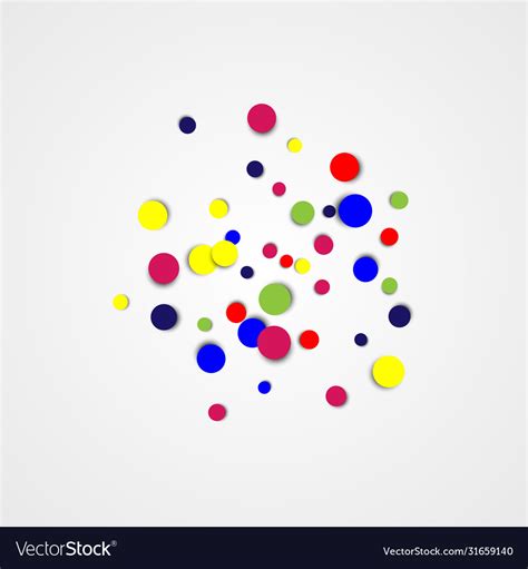 Colorful abstract dot background Royalty Free Vector Image