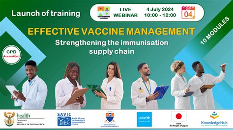 Launch Of The Effective Vaccine Management Course Department Of