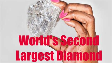 Worlds Second Largest Diamond Found In Botswana Youtube