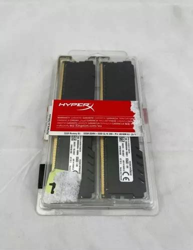 Memoria Ram Fury Ddr Gamer Color Negro Gb Hyperx Hx C Fb K