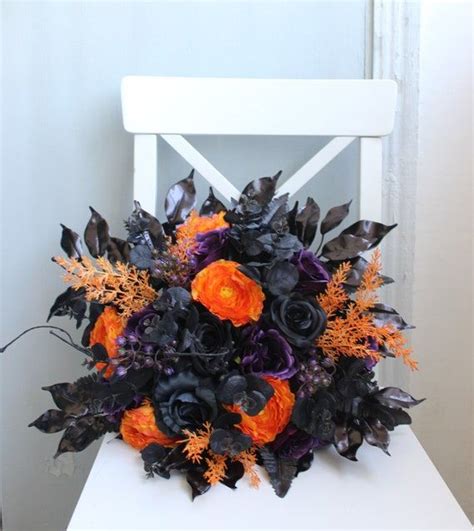 Black And Purple Gothic Wedding Bouquet Artofit