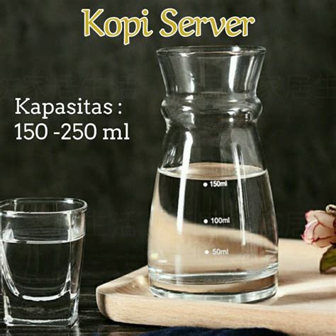 Jual Coffee Server Arcoroc Kopi Server 150 250ml GelasTakar