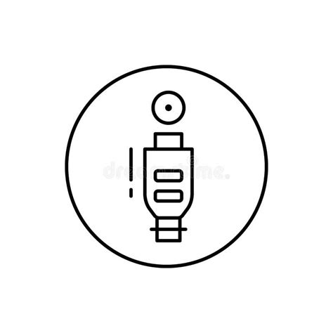 Unplugged Connector Icon Simple Line Outline Vector Elements Of