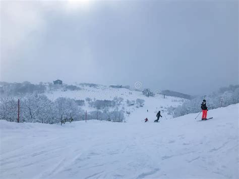 Ski Lift In Niseko Ski Resort Hokkaido Stock Image Image Of