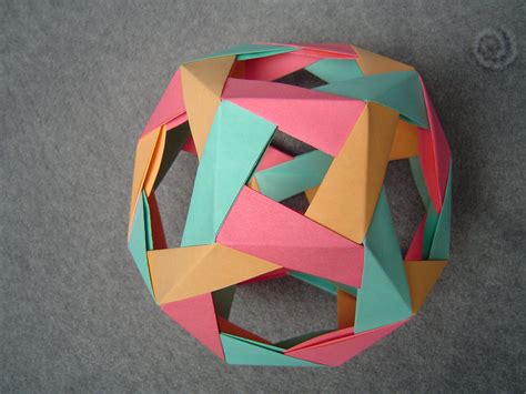 Truncated Octahedron (Penultimate unit) - Origami by Michał Kosmulski