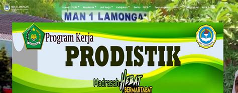 program kerja prodistik man  lamongan