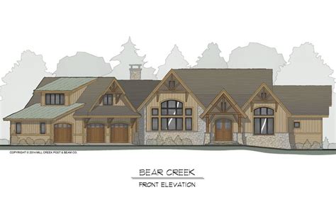 Bear Creek Timber Frame Floor Plan By Mill Creek Timber Frame Floor