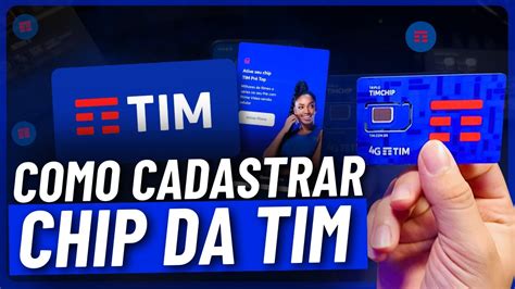 Como Cadastrar Um Chip Da Tim Atualizado Youtube