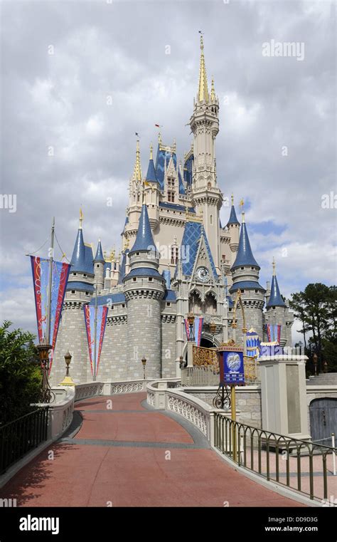 Cinderella Castle en Walt Disney El Parque Temático Magic Kingdom