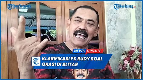 Klarifikasi FX Rudy Sebut Pengkhianat PDIP Akan Dilaknat Tuhan YouTube