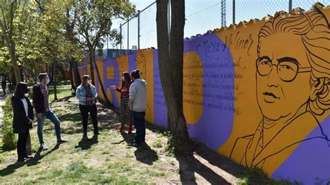 Un Mural De 50 Metros Celebra La Sororidad Y Recuerda A Seis Ilustres