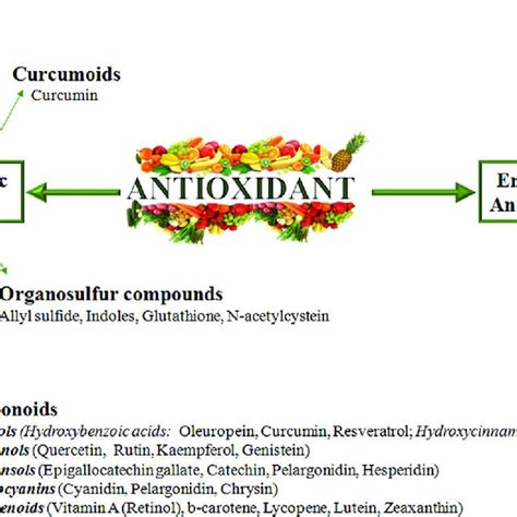 Non Enzymatic And Enzymatic Antioxidant Compounds The Figure