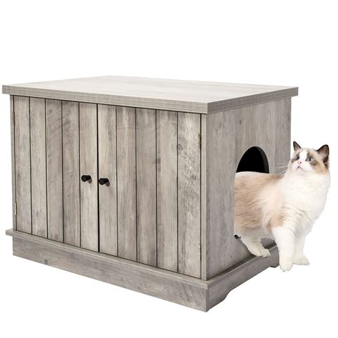 Buy Idealhouse Cat Litter Box Enclosure Litter Box Bench For Cleaning