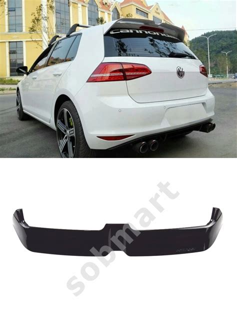 VW Golf 7 3D 5D 2012 2020 HB SPOILER DASZEK ABS Lakier SOBMART RS VW G7