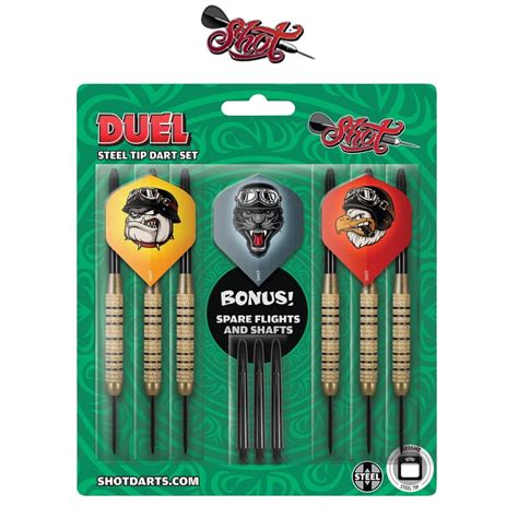 Shot Steel Dart Set Duel Diplomatgames Darts Online Kaufen