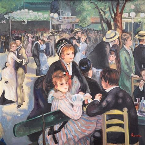 Pierre Auguste Renoir Baile En El Moulin De La Galette Mutualart