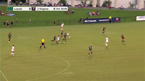 Sarah Brunner Nets Brace For UVA Women S Soccer Video Dailymotion