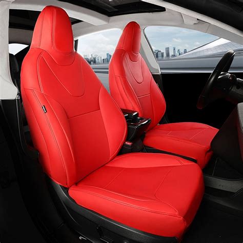 Tesla Model X Leather Seat Covers – FREESOO