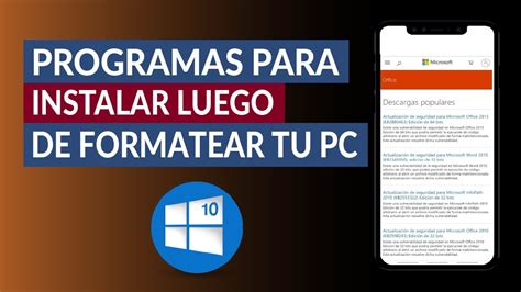 Cu L Es El Pack De Programas Indispensables Para Despu S De Formatear