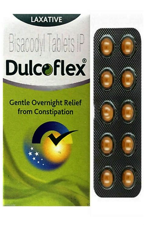 Dulcoflex Dulcolax Laxative Tablets 5mg Bisacodyl Tablets Constipation