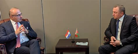 Minister Of Foreign Affairs Of Belarus V Makei Participates In The Th