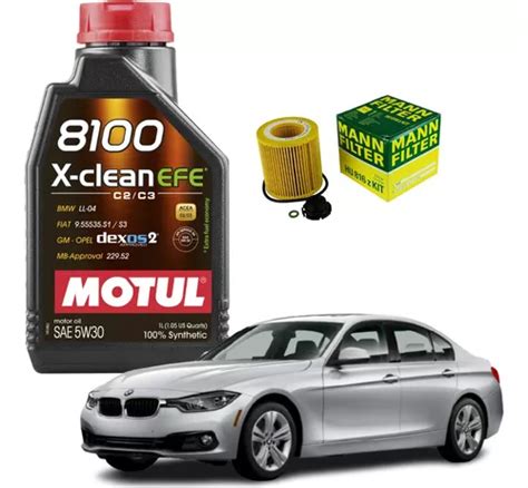 Kit Revisão Motul 5w30 Ll04 Bmw 320i 328i 2013 2014 2015 16